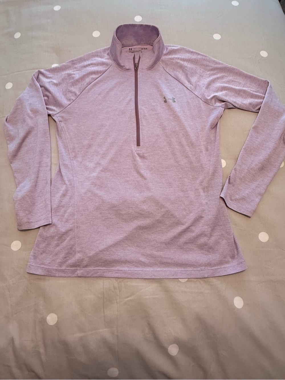 LG Lilac Under Armour HeatGear Performance Top